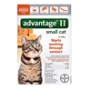 Advantage II for Cats 1-9 lbs, Orange, 6 Pack