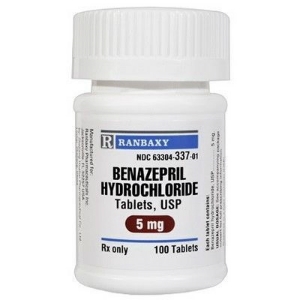 Benazepril HCL 5 mg, 100 Tablets