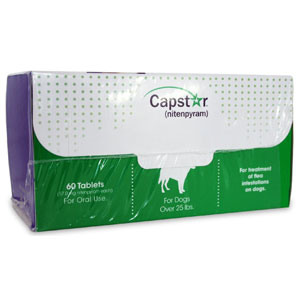 Capstar for Dogs over 25 lbs, Green, 60 Tablets