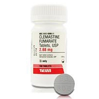 Clemastine Fumarate 2.68 mg, 100 Tablets
