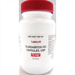 Clindamycin hydrocloride 75mg, 1 Capsule 