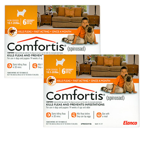 Comfortis for Dogs 10-20 lbs, Orange, 12 Pack