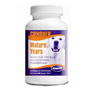 Conquer K9 Mature Years 3+, 60 Chewables