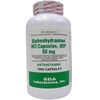 Diphenhydramine 50 mg, 1000 Capsules