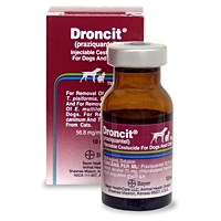 Droncit (Praziquantel) Injectable 10 mL