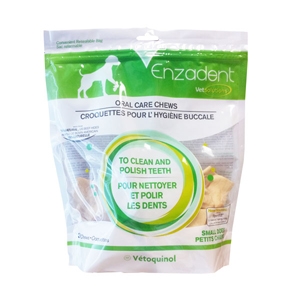 Enzadent Oral Care Chews for Small Dogs, 30 Chews