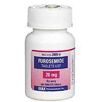 Furosemide 20 mg, 100 Tablets