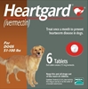 Heartgard for Dogs 51-100 lbs, Brown, 6 Chewables