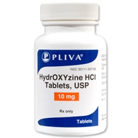 Hydroxyzine HCl 10 mg, 500 Tablets