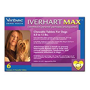 Iverhart Max for Dogs 6-12 lbs, Purple, 12 Pack