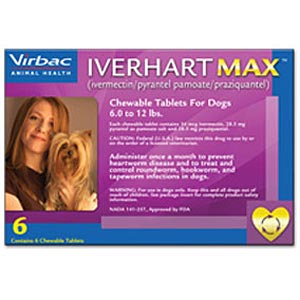 Iverhart Max for Dogs 6-12 lbs, Purple, 6 Pack