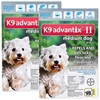 K9 Advantix II for Dogs 11-20 lbs, Teal, 12 Pack