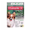 K9 Advantix II for Dogs up to 10 lbs, Green, 6 Pack