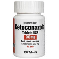 Ketoconazole 200 mg, 100 Tablets
