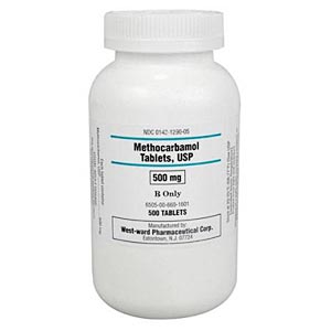 Methocarbamol 500 mg, 500 Tablets