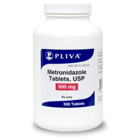 Metronidazole 500 mg, 30 Tablets