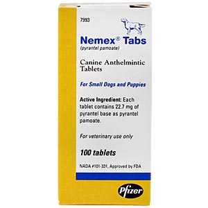 Nemex Tabs for Small Dogs, 100 Tablets