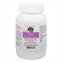Novox 25 mg, 60 Chewable Tablets (Carprofen) 