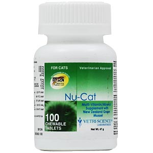 Nu-Cat Multi Vitamin Mineral Formula, 100 Tablets