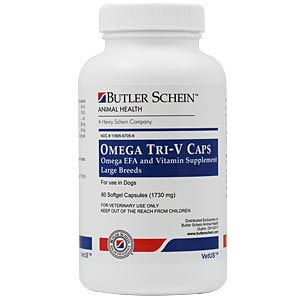 Omega Tri-V Caps for Dogs 31-60 lbs, 60