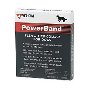 PowerBand Flea and Tick Collar for Dogs