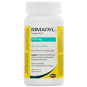 Rimadyl (Carprofen) 100mg, 30 Chewable Tablets