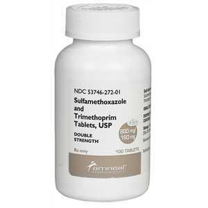 SMZ-TMP DS (Sulfamethoxazole, Trimethoprim DS) 960 mg, 30 Tablets