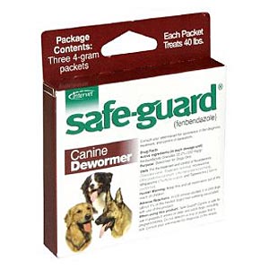 Safe-Guard (Fenbendazole) Canine Wormer, 4 gm
