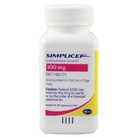 Simplicef 100 mg, 100 Tablets