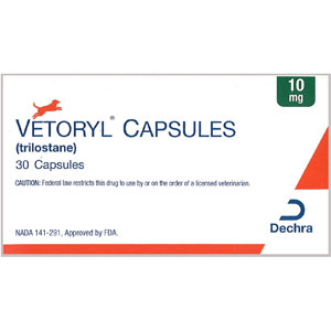 Vetoryl (trilostane) Capsules, 10mg, 30