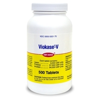 Viokase-V, 500 Tablets