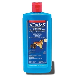 Adams D-Limonene Flea & Tick Shampoo, 12 oz