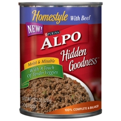 Alpo Homestyle Hidden Goodness with Beef, 13 oz - 24 Pack
