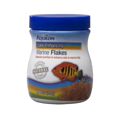 Aqueon Marine Color Enhancing Flakes, 1.02 oz