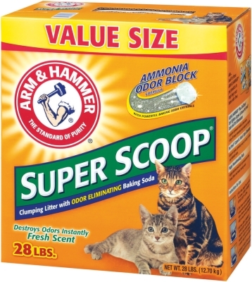 Arm &amp; Hammer Super Scoop Cat Litter, 28 lbs