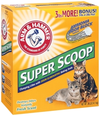 Arm &amp; Hammer Super Scoop Cat Litter, 31 lbs