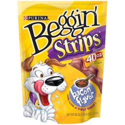Beggin Strips Bacon Flavor, 2.5 lb - 4 Pack