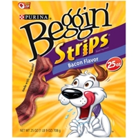 Beggin Strips Bacon Flavor, 25 oz - 4 Pack