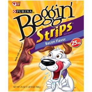 Beggin' Strips Bacon Flavor, 25 oz - 4 Pack