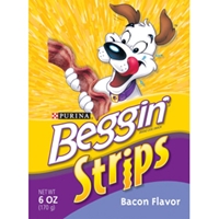 Beggin Strips Bacon Flavor, 6 oz - 10 Pack