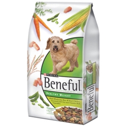 Beneful Healthy Weight Dog Food, 3.5 lb - 6 Pack