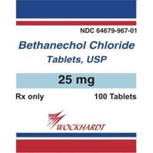 Bethanechol 25 mg, 100 Tablets