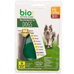 Bio Spot Active Care Flea & Tick Spot On for Dogs 15-30 lbs, 3 Pack | VetDepot.com
