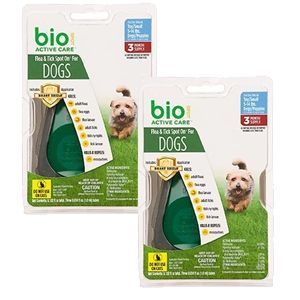 Bio Spot Active Care Flea & Tick Spot On for Dogs 5-14 lbs, 6 Pack | VetDepot.com
