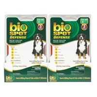 Bio Spot Defense Flea & Tick Spot On for Dogs 81 lbs & Over, 6 Pack : VetDepot.com
