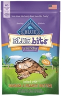 Blue Buffalo Blue Bits Crunchy Natural Dog Treats, Banana & Peanut Butter, 3 oz