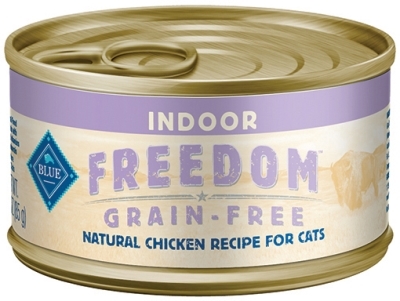 Blue Buffalo Blue Freedom Wet Indoor Cat Food, Chicken, 3 oz, 24 Pack