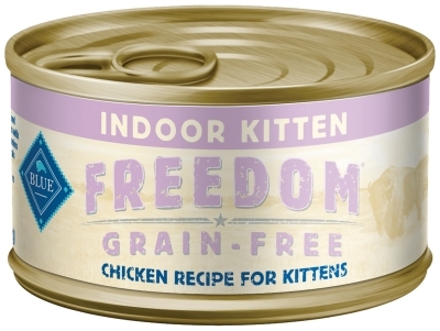 Blue Buffalo Blue Freedom Wet Indoor Cat Food Kitten Recipe, Chicken, 3 oz, 24 Pack