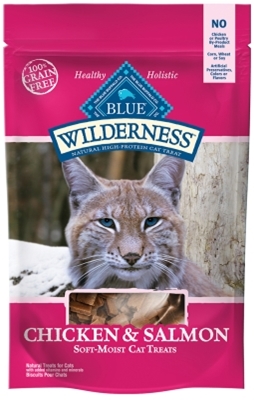 Blue Buffalo BLUE Wilderness Cat Treats, Chicken & Salmon, 2 oz