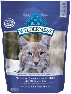 Blue Buffalo BLUE Wilderness Dry Cat Food, Chicken, 2.5 lbs